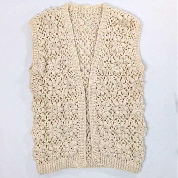 Hand Crocheted Vest - Picture 4 of 8
